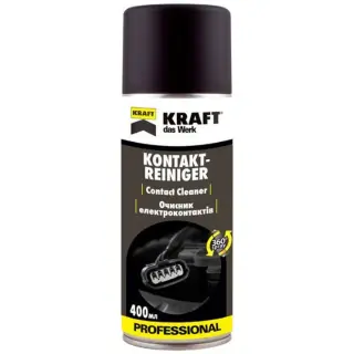 Очищувач для електроконтактів KRAFT Contact Cleaner аерозоль 400 мл (KF014)