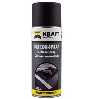 Мастило універсальне KRAFT Silicone Spray силіконове аерозоль 400 мл (KF003)
