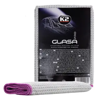 Серветка K2 GLASA PRO для скляних поверхонь мікрофібра 40 см х 40 см  (D4030)