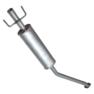Резонатор ТМК Opel Astra G 1.4i 16V 04/98-/9/04 1.6i 8V 4/98-9/00 чорний метал (17.530) (460)