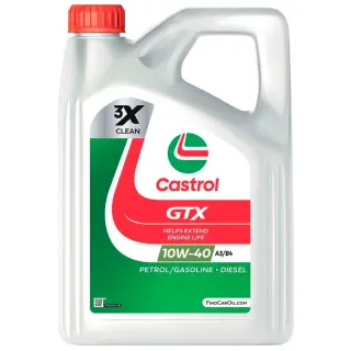 Олива моторна CASTROL GTX Ultraclean A3/B4 10W-40 5 л (15F8FC)