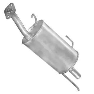 Глушник Nissan Almera 1.4i/1.6i/2.0D 07/95-04/00 алюмінізована сталь