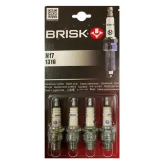 Свічки запалювання Classik N17 ГАЗ 402дв. (коротка) комплект коротка різьба
