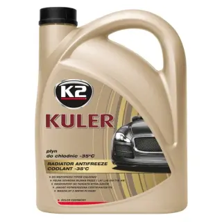 Рідина охолоджуюча K2 Kuler Long Life -35 °C G12 червона 4 л (T204C)