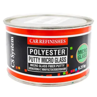 Шпаклівка MICRO GLASS зелена зі скловолокном 0,25 кг