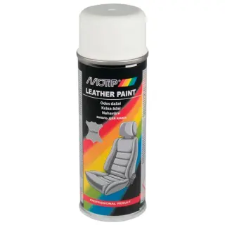 Фарба для шкіри та вінілу Leather & Vinyl Paint біла матова аерозоль 200 мл