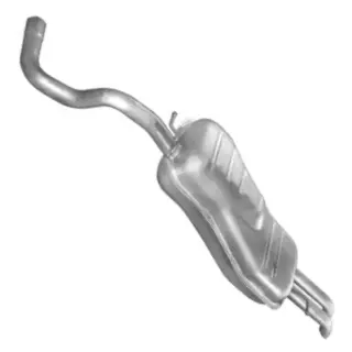Глушник POLMO Skoda Octavia/Seat Toledo/VW Bora/VW GolfIV96- 1.9DTi алюмінізована сталь (24.37)