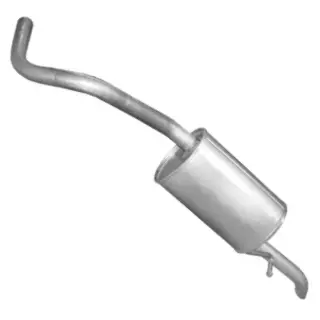 Глушник POLMO SEAT Ibiza / Skoda Fabia / VW Polo 1.2 алюмінізована сталь (23.83)