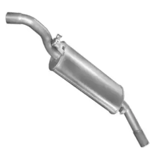 Глушник POLMO VW Golf II 1.8 алюмінізована сталь (30.07)
