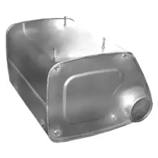 Глушник POLMO MAN F2000 19.293/343F/FL/FLL 26.293/343FLL 19.403 06/85- алюмінізована сталь (68.21)