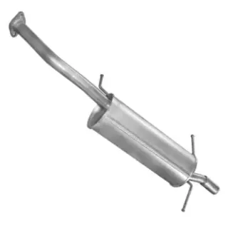 Глушник POLMO MAZDA 626 91-97/MX6 91- 1.8i/2.0i kat алюмінізована сталь (12.05)