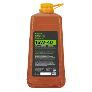 Олива моторна VIRA Diesel HD 15W-40 4 л (VI0373)
