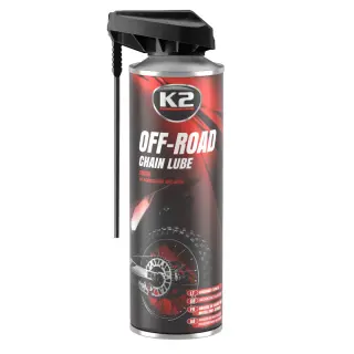 Мастило для ланцюгів K2 Off PRO Chain Lube рідке синтетичне прозоре аерозоль 500 мл (W140)