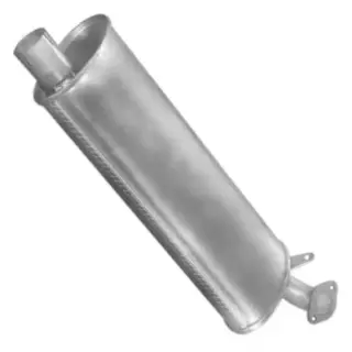 Глушник POLMO ГАЗ 2401 алюмінізована сталь (40.01)