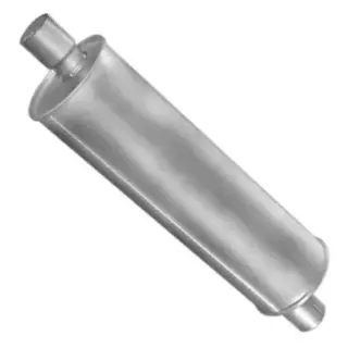 Глушник POLMO ГАЗ 3302 боковий алюмінізована сталь (40.11)