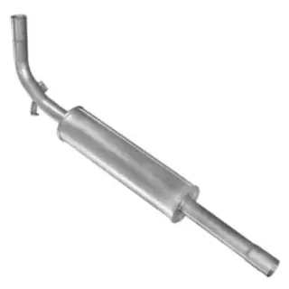 Резонатор POLMO Seat Ibiza 1.3/1.4/1.9D алюмінізована сталь (23.07)