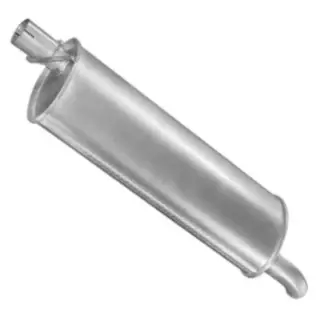 Глушник POLMO Opel Astra 1 91-98 алюмінізована сталь (17.07)