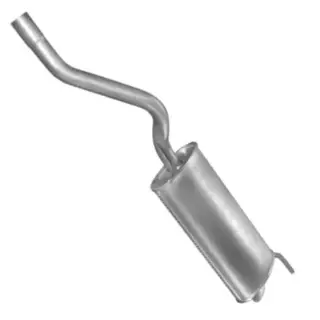 Глушник POLMO VW CADDY/ Seat Inca 1.4-1.9D 95- алюмінізована сталь (30.49)