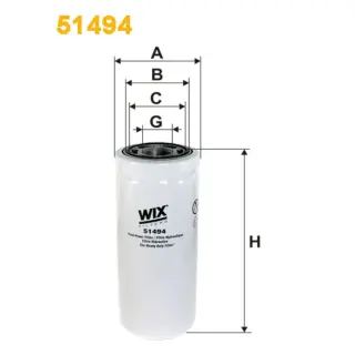 Фільтр гідравлічний WIX FILTERS John Deere, New Holland, Volvo – Powertronic (51494)