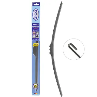 Щітка склоочисника ALCA безкаркасна передня гачок Super Flat 480 мм - 19" (049000)
