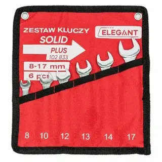 Набір ключів Elegant ріжково-накидні 8 мм/10 мм/12 мм/13 мм/14 мм/17 мм, 6 шт (EL 102 833)