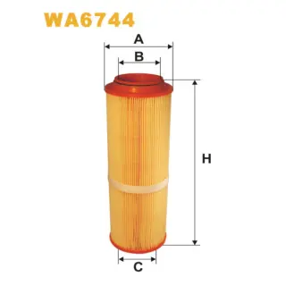 Фільтр повітряний WIX FILTERS Mercedes A (W168), Vaneo (W414) (WA6744)
