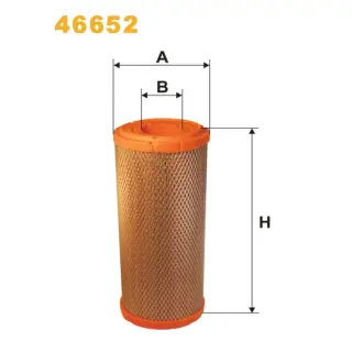 Фільтр повітряний WIX FILTERS Bobcat, Case-IH, Case, Claas, Deutz Fahr, Fiatagri, Huerlimann, John (46652)