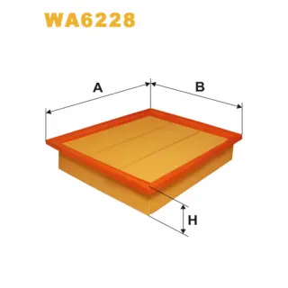 Фільтр повітряний WIX FILTERS Volkswagen Golf III, Golf IV, Vento (WA6228)