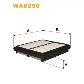 Фільтр повітряний WIX FILTERS Daewoo (Chevrolet) Lanos, Zaz (3A3) Lanos (T-100/T-150), Sens (WA6250)