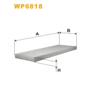 Фільтр салону WIX FILTERS Opel Vectra B, Vauxhall Vectra MK1 (WP6818)