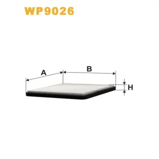 Фільтр салону WIX FILTERS Subaru Legacy III, Outback II, Toyota Avensis Verso, Celica II, Landcrui (WP9026)