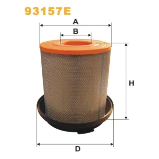 Фільтр повітряний WIX FILTERS Mercedes Atego I, Atego II, Axor II, Econic (93157E)