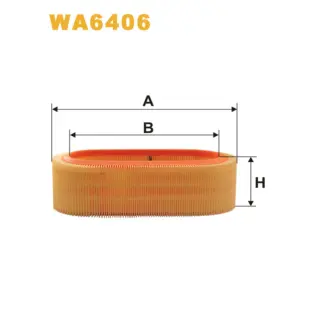 Фільтр повітряний WIX FILTERS Metro-Cammell-Weymann Taxi Cab/Metrocab, Ford Tourneo, Transit (86), (WA6406)