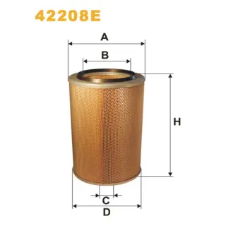 Фільтр повітряний WIX FILTERS Autosan, Ikarus, Iveco, Jelcz, Kamaz, Leyland, M.A.N., Renault (RVI), (42208E)