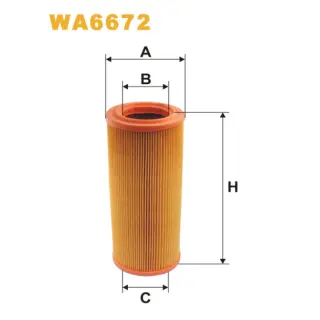Фільтр повітряний WIX FILTERS Fiat Idea, Punto II, Lancia Musa (WA6672)
