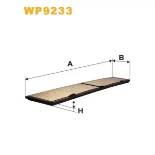 Фільтр салону WIX FILTERS BMW Serie 1 (E81/E82/E87/E88), Serie 3 (E90/E91/E92/E93), Serie X1 (E84) (WP9233)