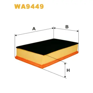 Фільтр повітряний WIX FILTERS Volkswagen Caravelle (T5), Transporter (T5) (WA9449)