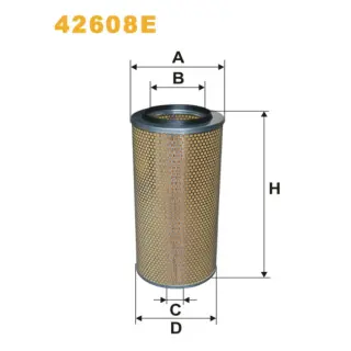 Фільтр повітряний WIX FILTERS Daf, Evobus, Ikarus, Iveco, Jelcz, Kaessbohrer, Karosa, Liaz, Liebher (42608E)