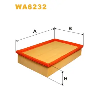 Фільтр повітряний WIX FILTERS Ford Escort V (90-92), Escort VI (92-95), Escort VII (95-00), Orion (WA6232)