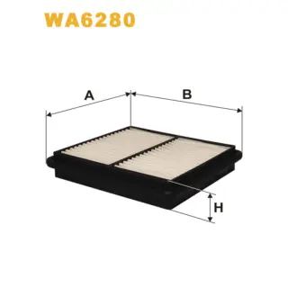 Фільтр повітряний WIX FILTERS Honda Civic V, Civic VI, CRX Targa, Rover 400 (MK2) (WA6280)