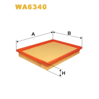Фільтр повітряний WIX FILTERS Fiat Albea, Palio, Siena, Strada (WA6340)