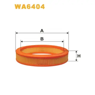 Фільтр повітряний WIX FILTERS Ford P100 Pick-Up, Scorpio, Sierra, FSO Polonez (WA6404)