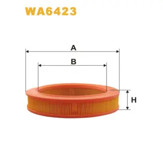 Фільтр повітряний WIX FILTERS Daihatsu Cuore, Domino, Innocenti Mini, Nissan Cabstar, Cherry, Datsu (WA6423)