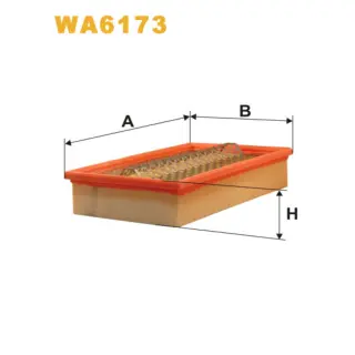 Фільтр повітряний WIX FILTERS Mercedes 200, 220, E (W/R/C/S124) (WA6173)
