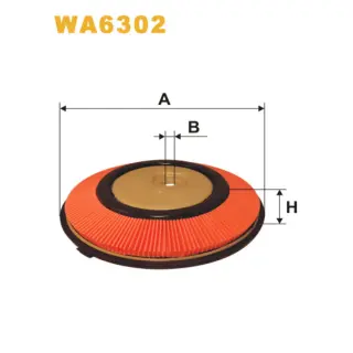 Фільтр повітряний WIX FILTERS Nissan 100 NX, Primera, Sunny (WA6302)