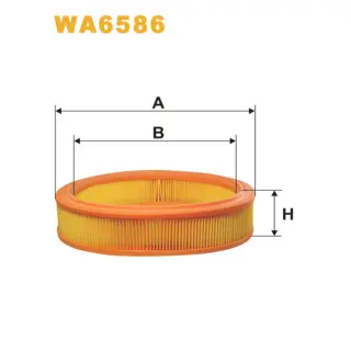 Фільтр повітряний WIX FILTERS Fiat Doblo I, Punto I, Punto II (WA6586)