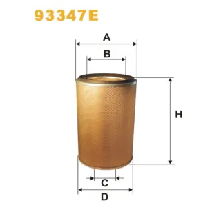 Фільтр повітряний WIX FILTERS Bedford, Foden, Leyland, Renault (RVI) CBH, CLM, G, GB, GBH, GR, Magn (93347E)
