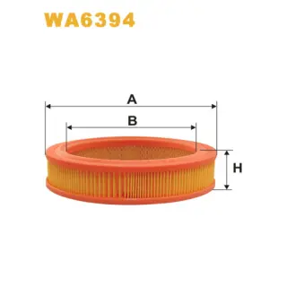 Фільтр повітряний WIX FILTERS Daihatsu Cuore, Domino, Fiat 127, 128, 147, Fiorino, Panda, Ritmo, FS (WA6394)