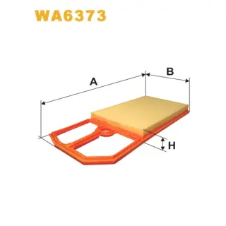 Фільтр повітряний WIX FILTERS Seat Arosa, Cordoba, Cordoba II, Cordoba III, Ibiza II, Ibiza III, Ib (WA6373)