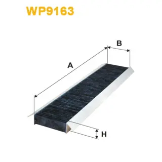Фільтр салону WIX FILTERS Ford Mondeo III (00-07), Jaguar X-Type (CF1) (WP9163)